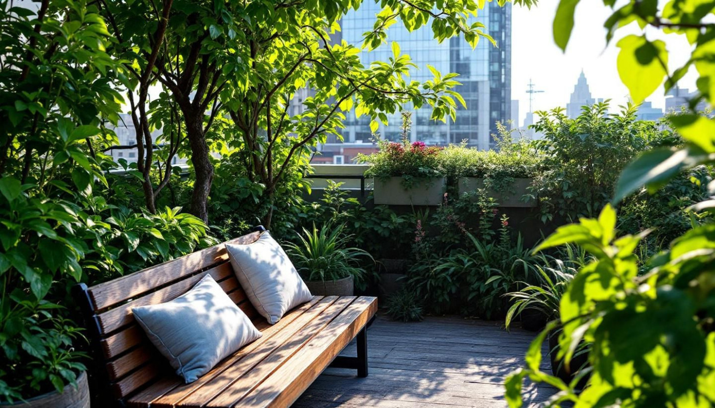 Comment aménager un petit jardin urbain pour se ressourcer ?